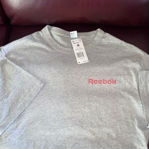 Reebok Gray Tee with Red Logo
